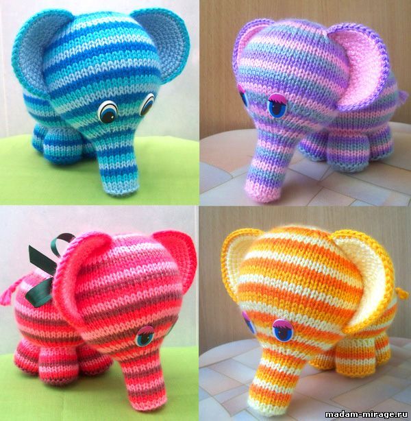 Разноцветный слоник